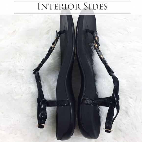 Vionic Julie 2 T-Strap Flower Sandals 11 - Picture 5 of 8